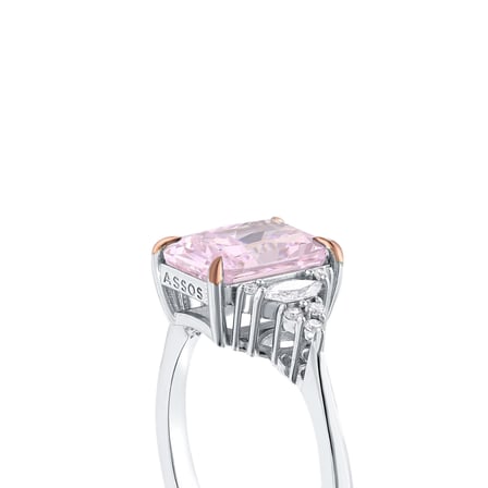 0.21 Karat Violet Taşlı Pırlanta Yüzük