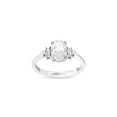 0.12 Karat Violet Taşlı Pırlanta Yüzük