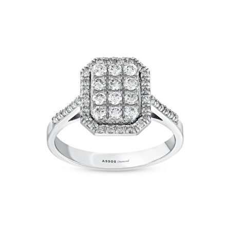 0.38 Karat Pırlanta Fantezi Yüzük