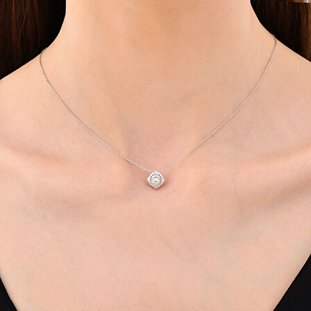 0.41 Karat Pırlanta Fantezi Kolye