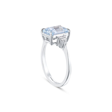 0.12 Karat Violet Taşlı Pırlanta Yüzük