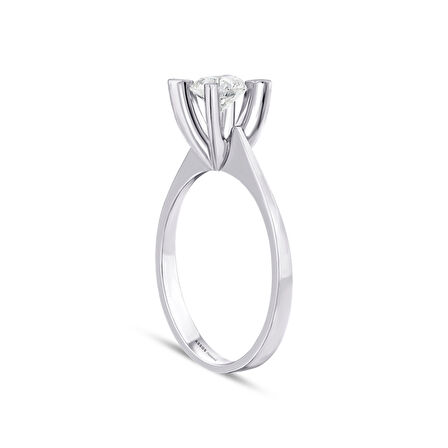 0.61 Karat Pırlanta Tektaş Yüzük