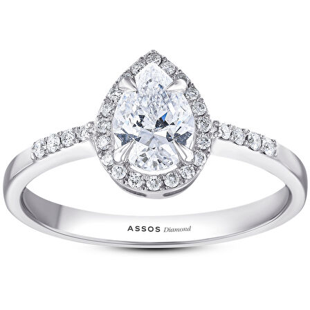 Pırlanta Violet Taşlı Yüzük