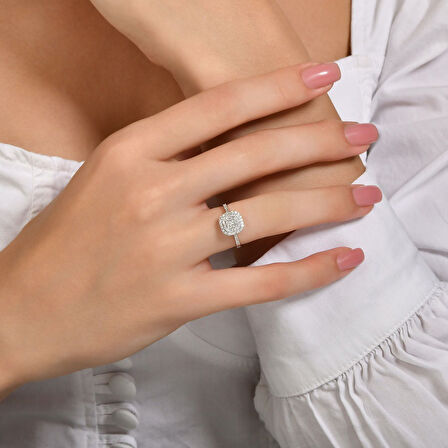 0.41 Karat Pırlanta Fantezi Yüzük