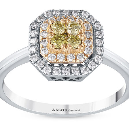 0.39 Karat Pırlanta Fantezi Yüzük