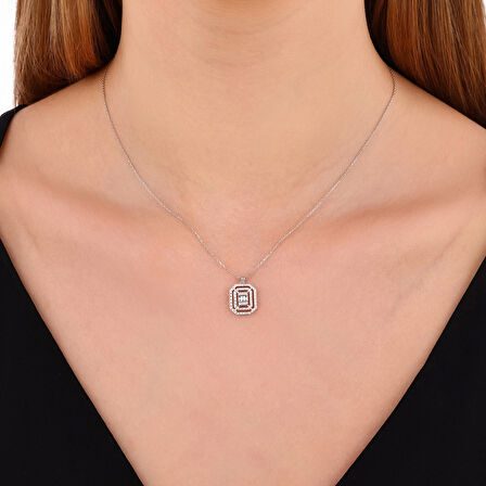 Pırlanta Baget Kolye