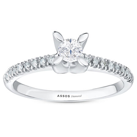 0.23 Karat Pırlanta Tektaş Yüzük