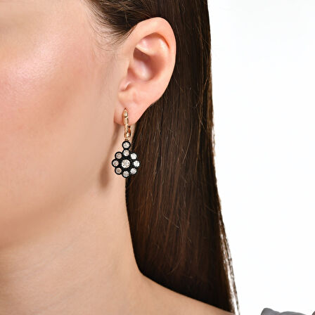 0.13 Karat Elmas Fantezi Küpe