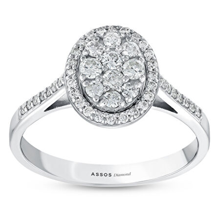 0.42 Karat Pırlanta Fantezi Yüzük