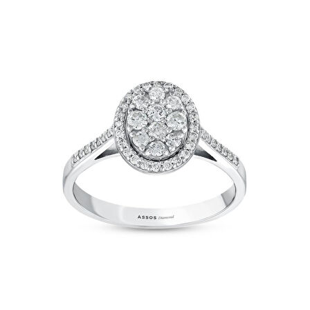 0.42 Karat Pırlanta Fantezi Yüzük