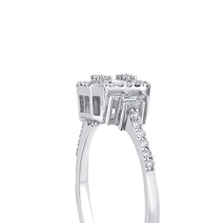 0.26 Karat Baget Pırlanta Yüzük