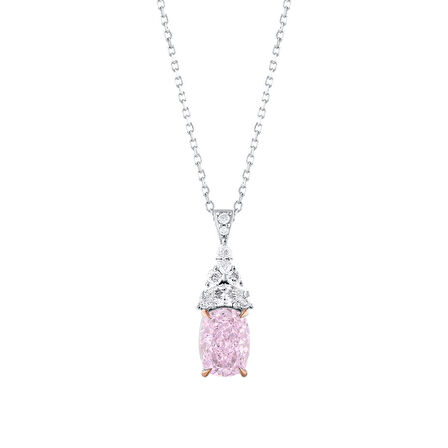 0.32 Karat Violet Taşlı Pırlanta Kolye