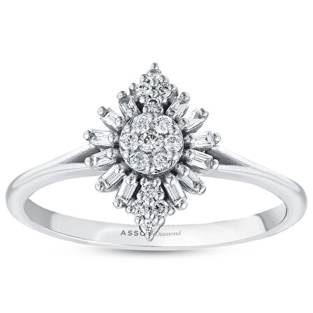 0.19 Karat Pırlanta Fantezi Yüzük