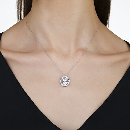 Pırlantalı Anne Çocuk Kolye