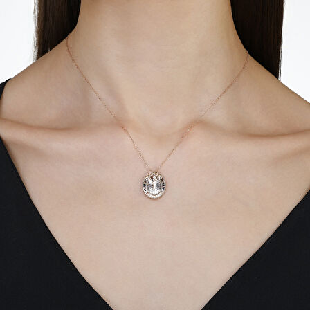 Pırlantalı Anne Çocuk Kolye