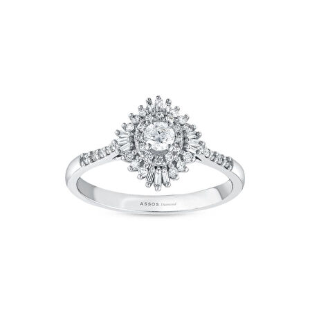 0.44 Karat Pırlanta Fantezi Yüzük