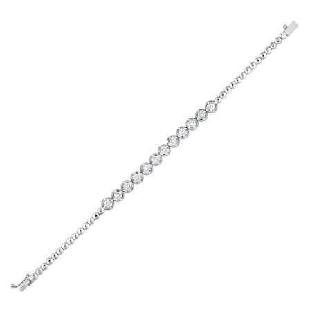 0.70 Karat Pırlanta Tasarım Bileklik