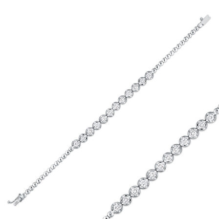 0.70 Karat Pırlanta Tasarım Bileklik