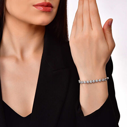 0.70 Karat Pırlanta Tasarım Bileklik