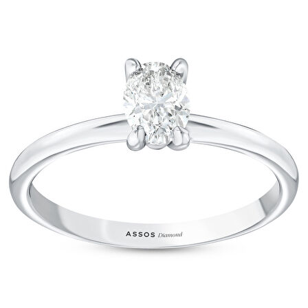 0.50 Karat Pırlanta Tektaş Yüzük