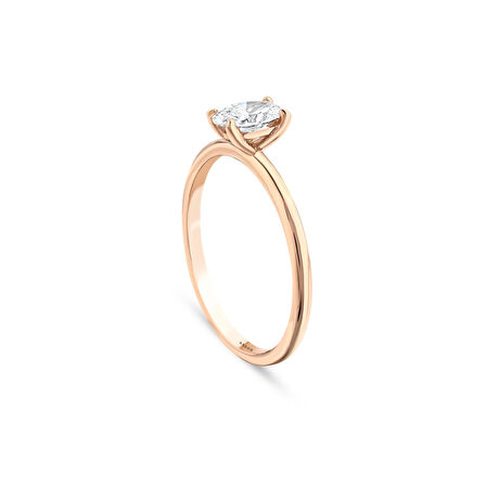 0.50 Karat Pırlanta Tektaş Yüzük