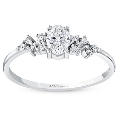 0.43 Karat Pırlanta Tektaş Yüzük