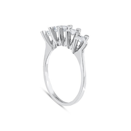 1.00 Karat Pırlanta Beştaş Yüzük