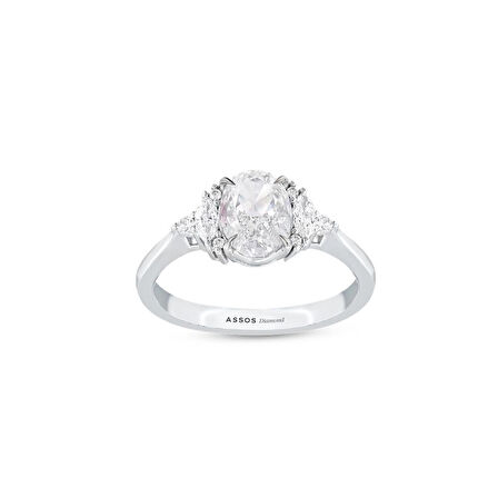 0.22 Karat Violet Taşlı Pırlanta Yüzük