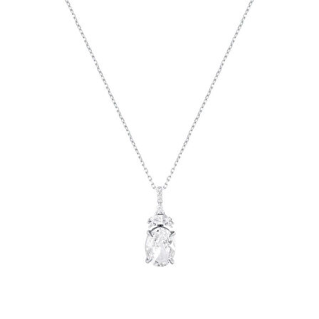 0.12 Karat Violet Taşlı Pırlanta Kolye