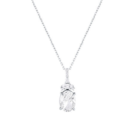 0.12 Karat Violet Taşlı Pırlanta Kolye