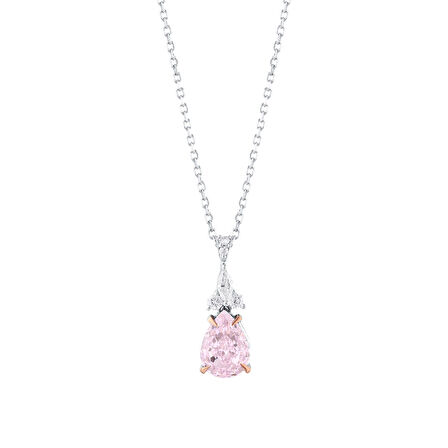 0.09 Karat Violet Taşlı Pırlanta Kolye