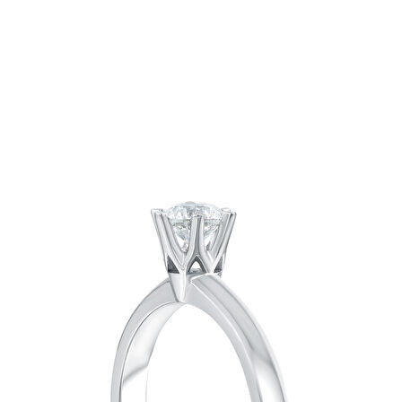 0.50 Karat Pırlanta Tektaş Yüzük