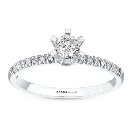 0.69 Karat Pırlanta Tektaş Yüzük