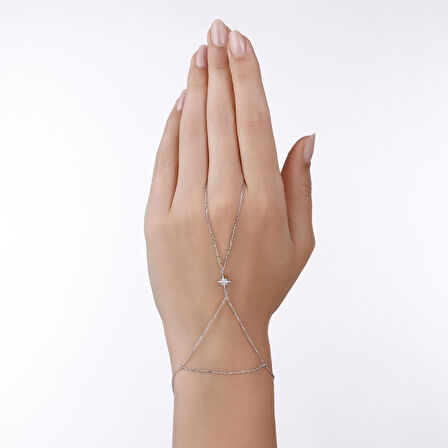 0.06 Karat Pırlanta Şahmeran Bileklik