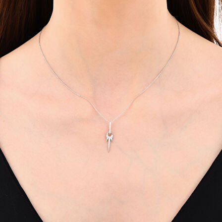 0.14 Karat Pırlanta Fantezi Kolye