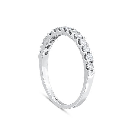 1.00 Karat Pırlanta Yarım Tur Yüzük