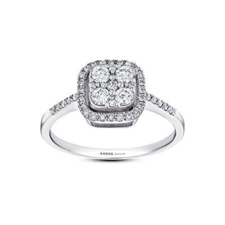 0.45 Karat Fantezi Pırlanta Yüzük