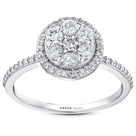 0.68 Karat Pırlanta Fantezi Yüzük