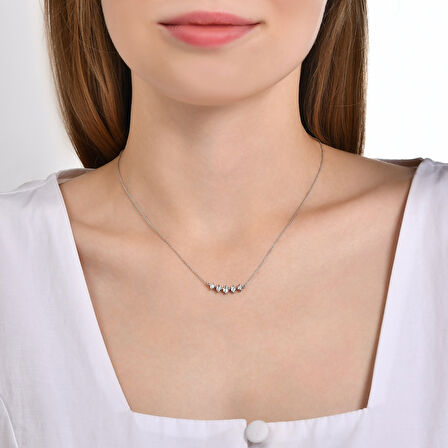 0.05 Karat Pırlanta Fantezi Kolye