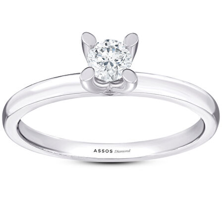 0.40 Karat Pırlanta Tektaş Yüzük