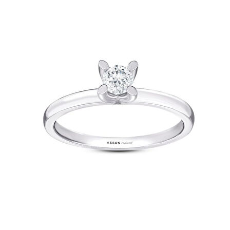 0.55 Karat Pırlanta Tektaş Yüzük