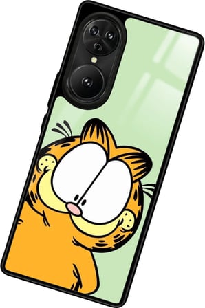 Reeder S19 Max Pro S EDGE Uyumlu Garfield Tasarımlı Parlak Silikon Kılıf