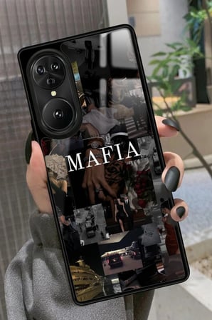 Reeder S19 Max Pro S EDGE Uyumlu Mafia Tasarımlı Parlak Silikon Kılıf