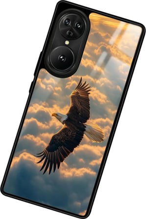Reeder S19 Max Pro S EDGE Uyumlu Kartal Tasarımlı Parlak Silikon Kılıf