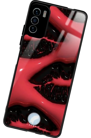 Reeder S19 Max Pro S Uyumlu Dudak Tasarımlı Parlak Silikon Kılıf