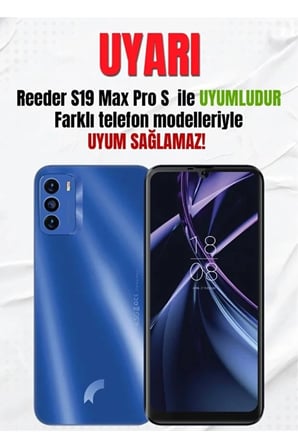 Reeder S19 Max Pro S Uyumlu Kurukafa Posteri Tasarımlı Parlak Silikon Kılıf