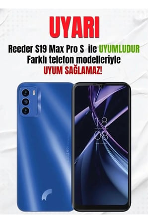 Reeder S19 Max Pro S Uyumlu Dragon Tasarımlı Parlak Silikon Kılıf