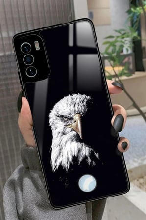 Reeder S19 Max Pro S Uyumlu Kartal Tasarımlı Parlak Silikon Kılıf