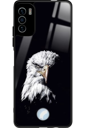 Reeder S19 Max Pro S Uyumlu Kartal Tasarımlı Parlak Silikon Kılıf