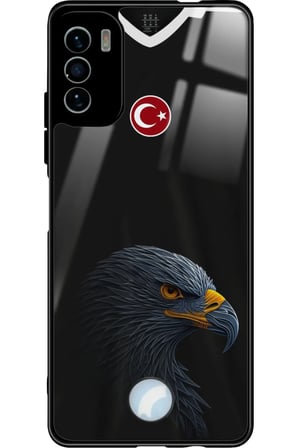Reeder S19 Max Pro S Uyumlu Kartal Tasarımlı Parlak Silikon Kılıf